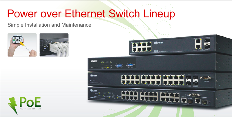 Power over Ethernet Switch Lineup