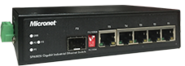 4-Port 10/100/1000Mbps + 1-Port Giga TX/SFP Combo