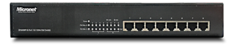 8-port 10/100M PoE Switch with 8-port PoE, 120 Watts