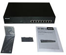 8-port 10/100M PoE Switch with 8-port PoE, 120 Watts