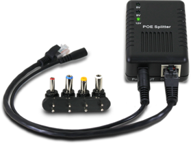 10/100/1000M Power over Ethernet (PoE) Splitter