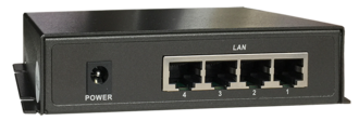 5-Port 10/100M PoE Switch with 4-port PoE, 61.6 Watts