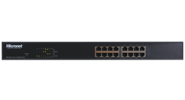 16-Port 10/100M PoE Switch with 8-port PoE, 65 Watts